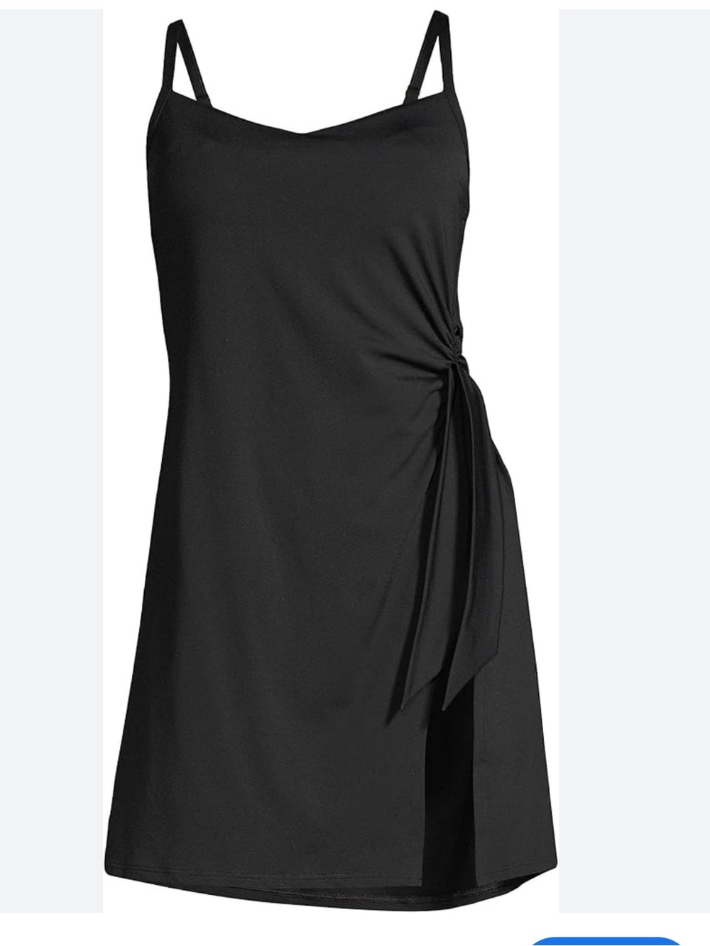 Lands End~NWT Black Wrap Women's Swim Dress Sz 22W